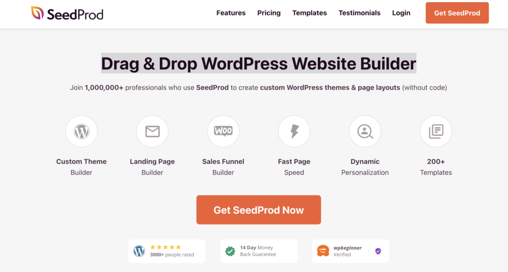 Drag & Drop WordPress Website Builder